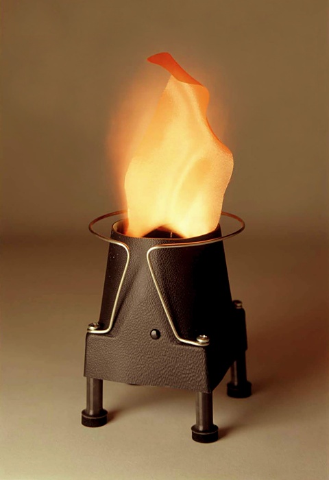 A silk flame console — the basis for many LUXA products