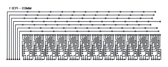 Figure 3: PCB copper track pattern